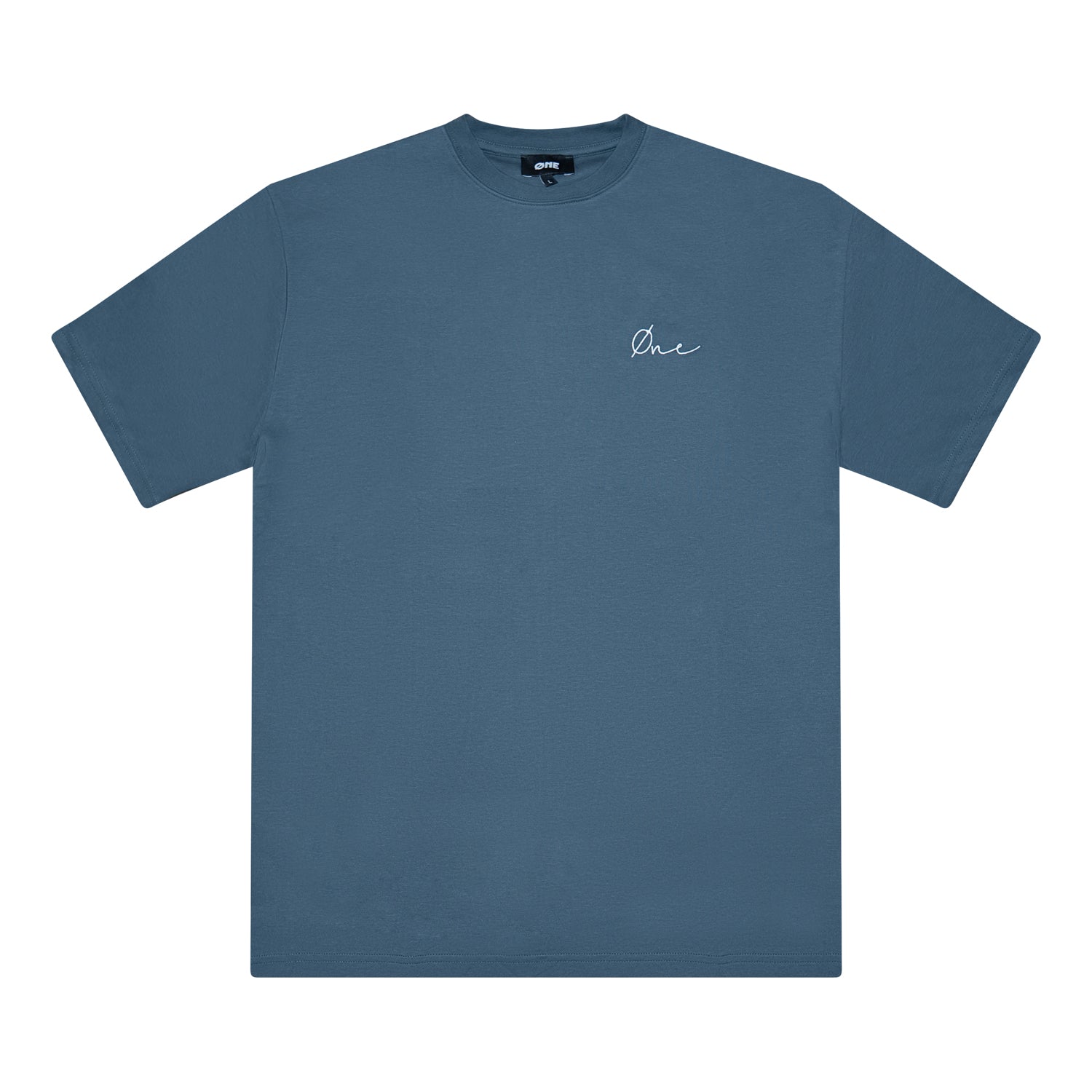 Flower paint tee - Donker groen