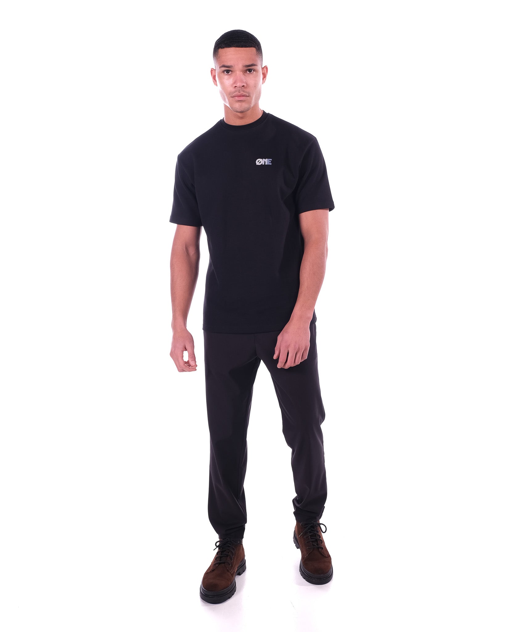 Front Puff Tee - Black