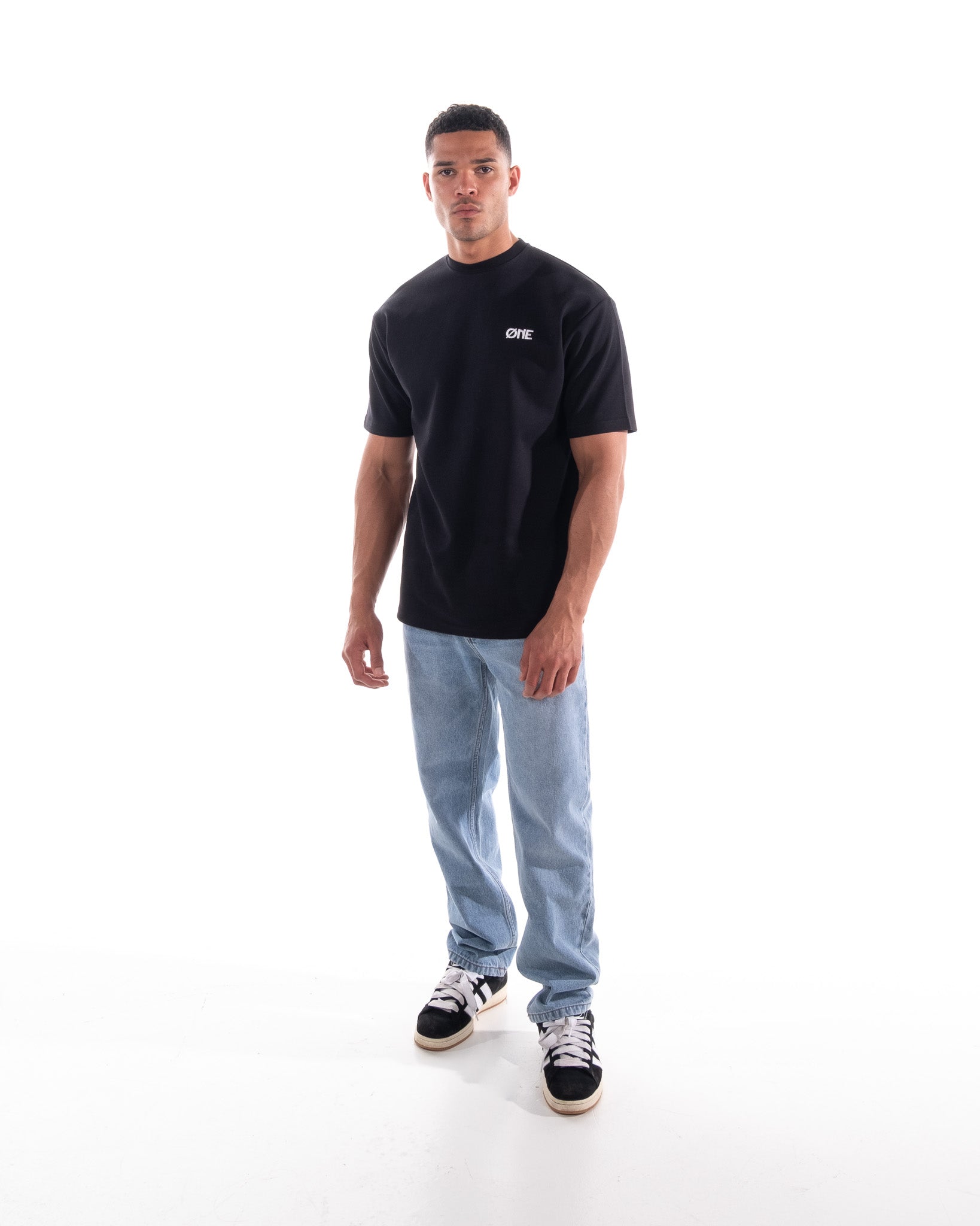 Mandarin Tee - Black