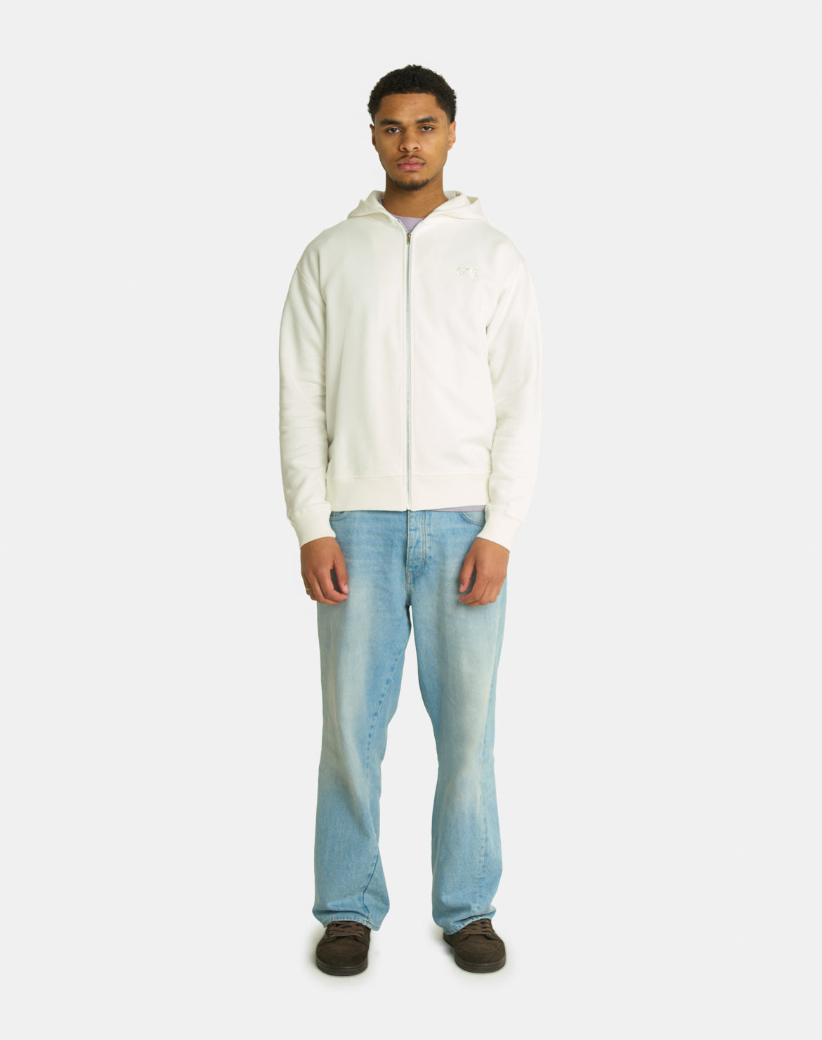 Zip Hoodie - Off-White