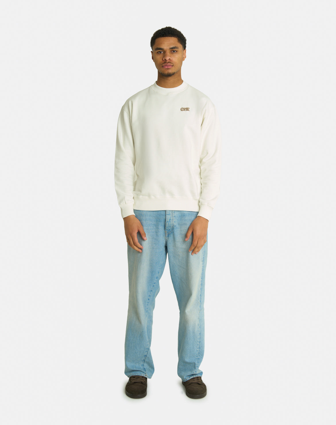 PUFF ONE SWEATER - OFF WHITE