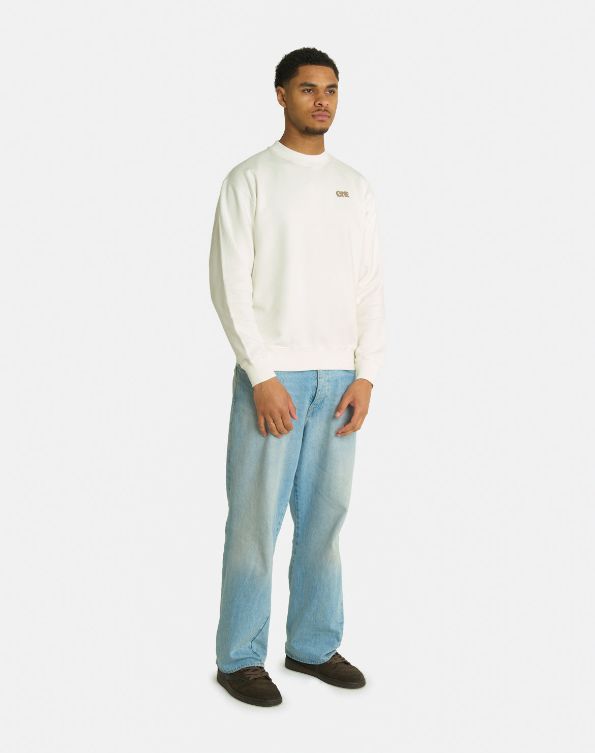 PUFF ONE SWEATER - OFF WHITE