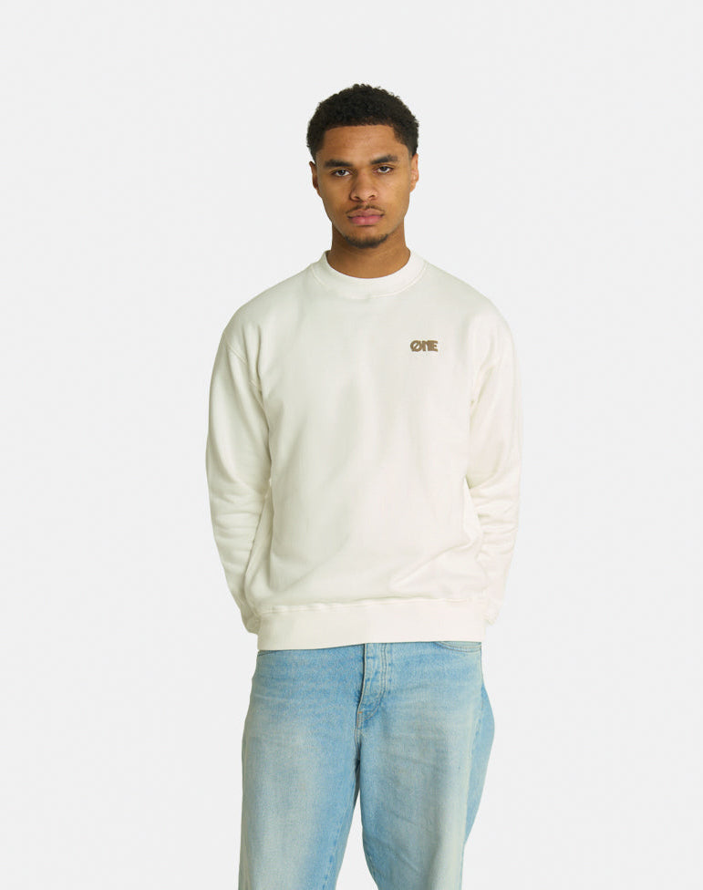 PUFF ONE SWEATER - OFF WHITE