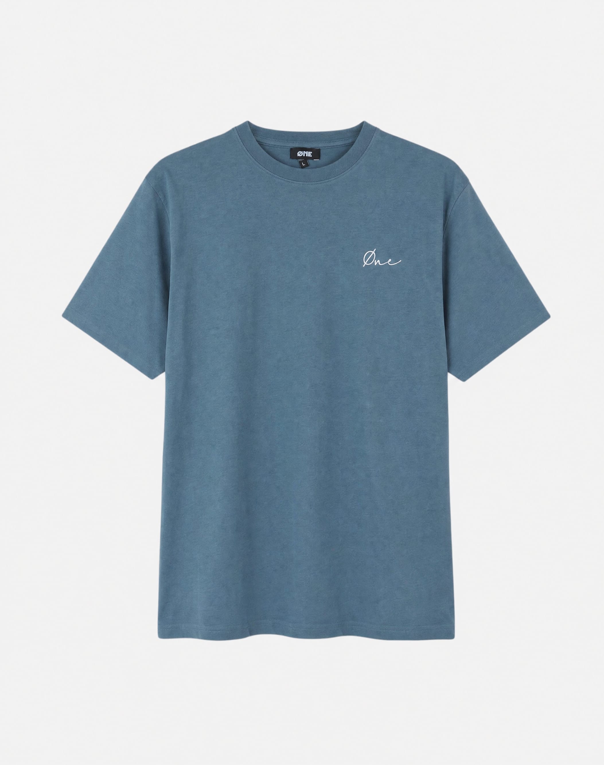 FLOWER PAINT TEE - DARK GREEN