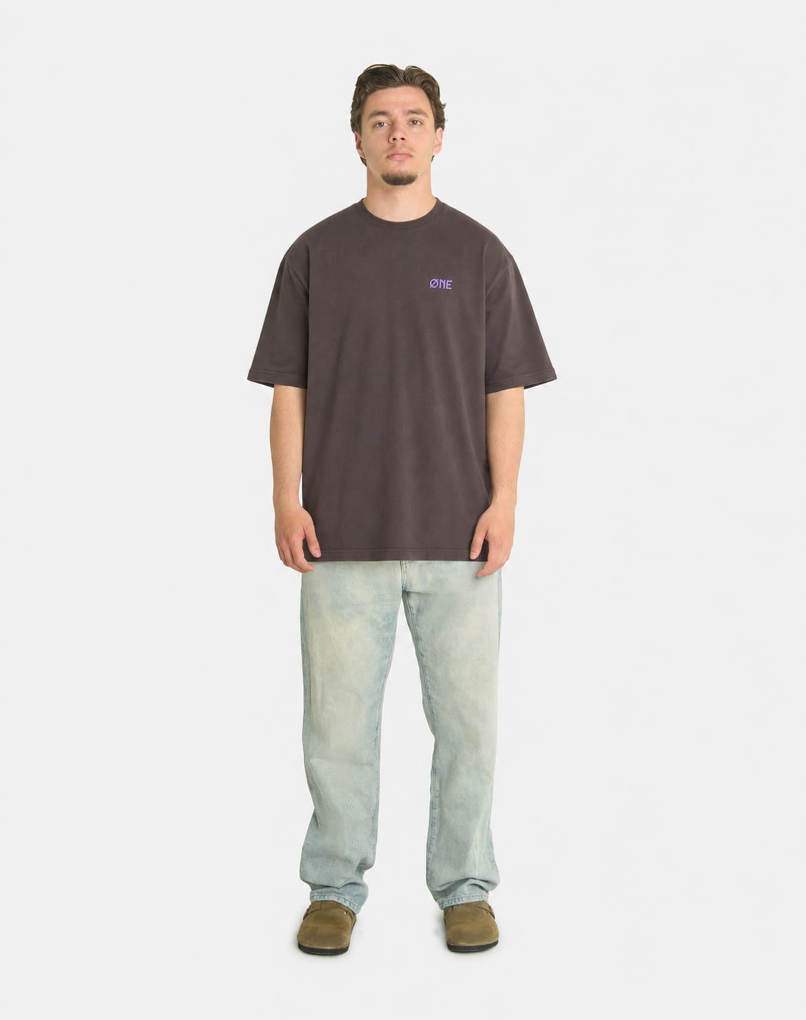 PURPLE FLOWER TEE