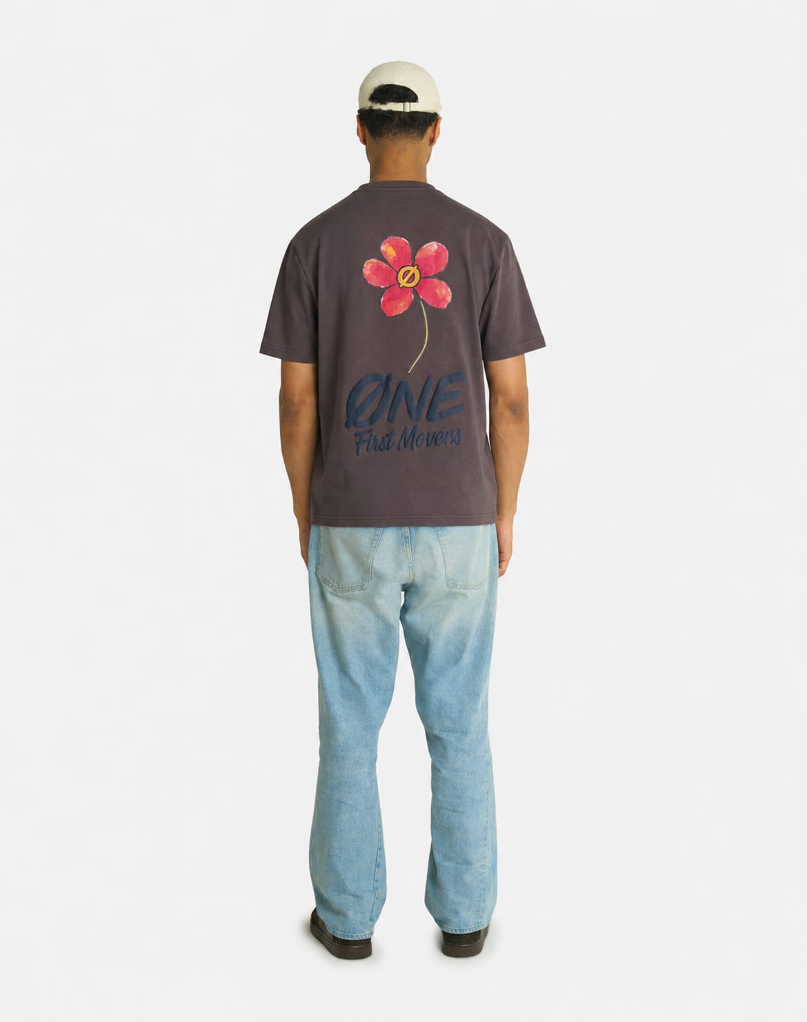 RED FLOWER TEE
