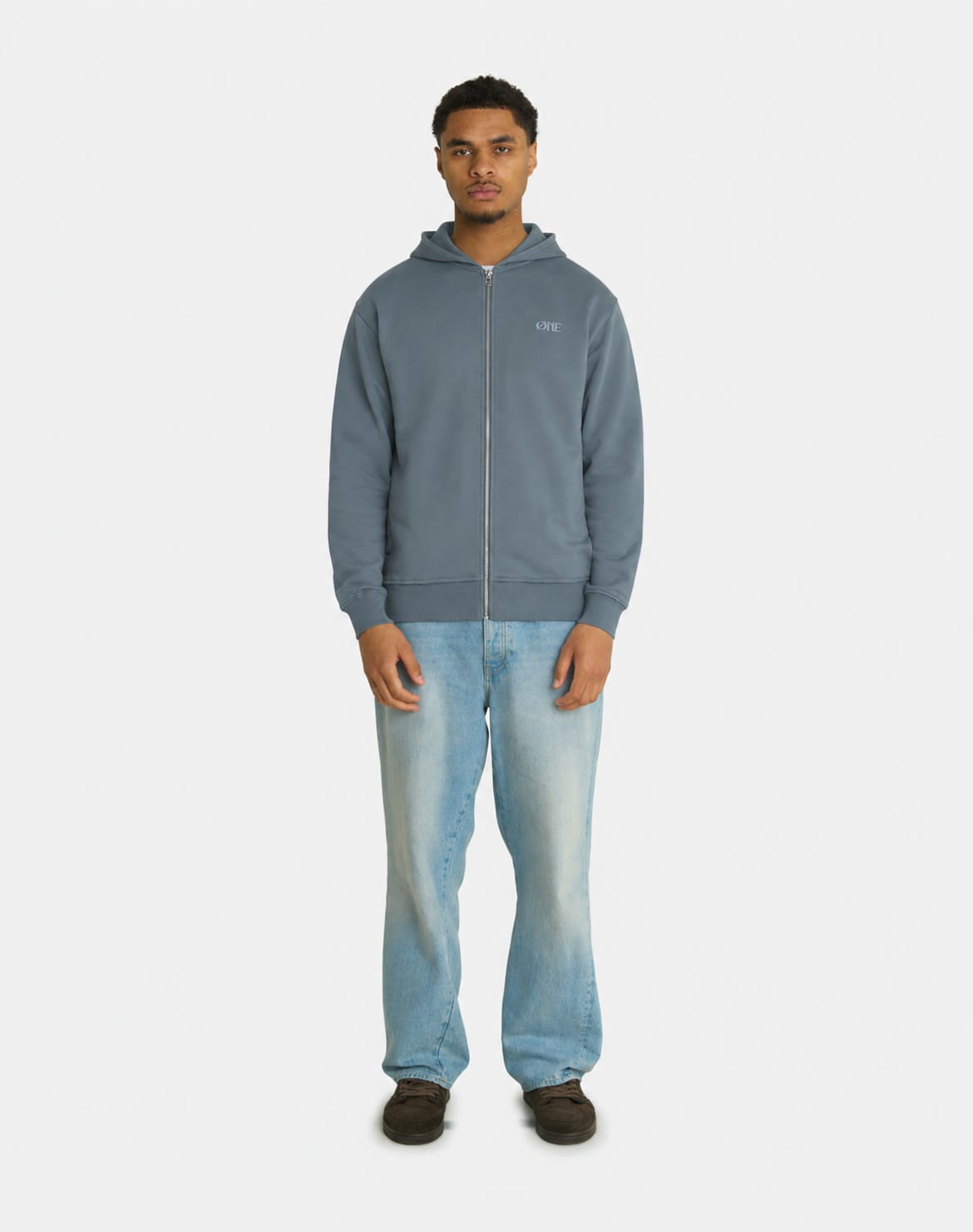 Zip-up Hoodie - Dark Green