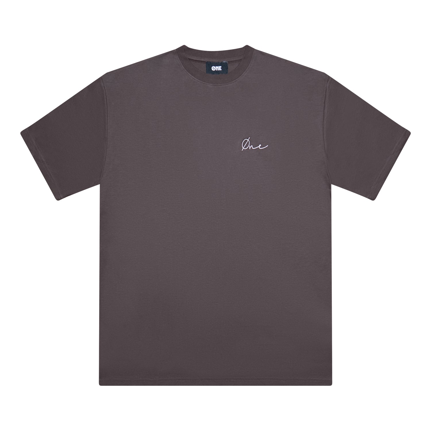 Flower paint tee - Bruin