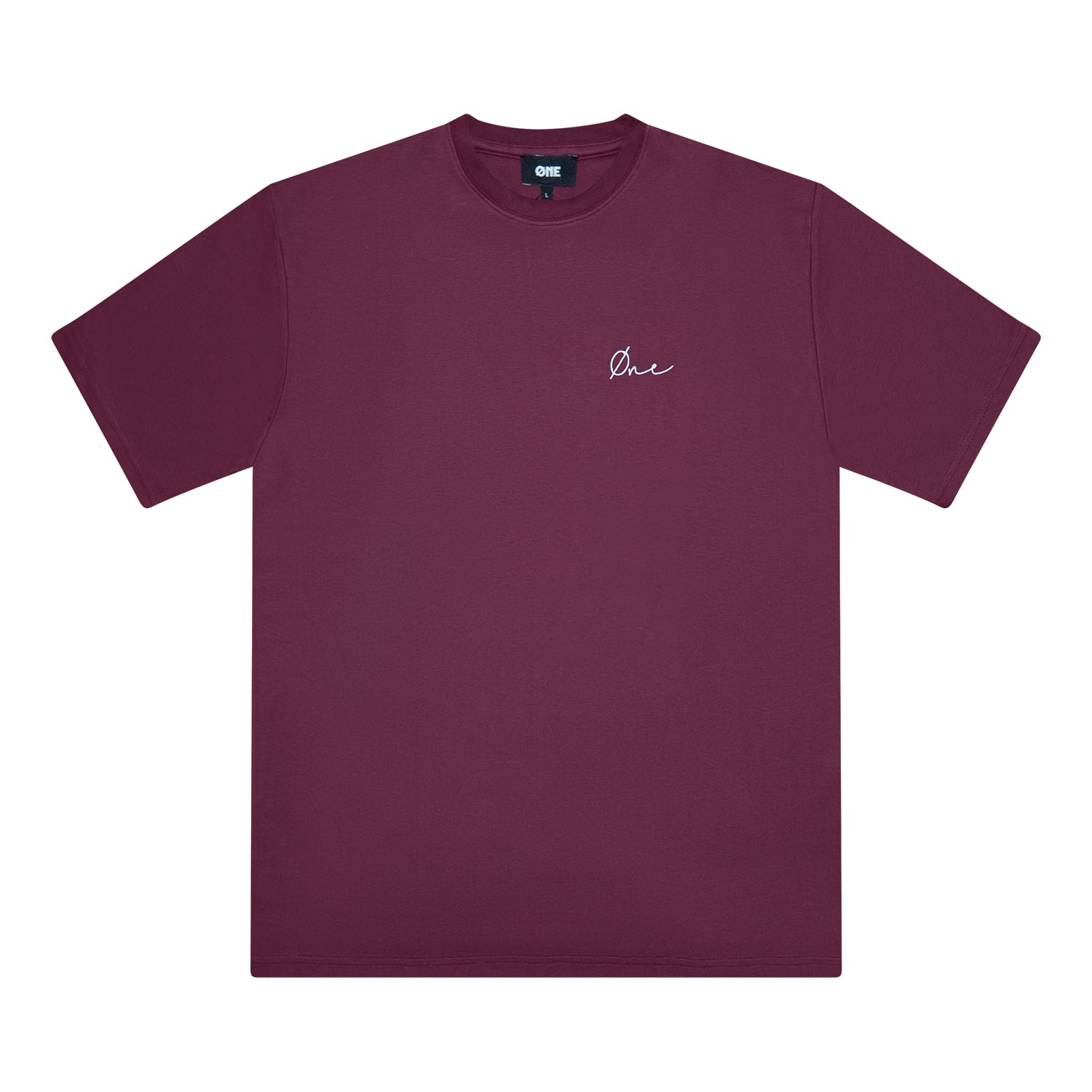 Flower paint tee - Bordeaux