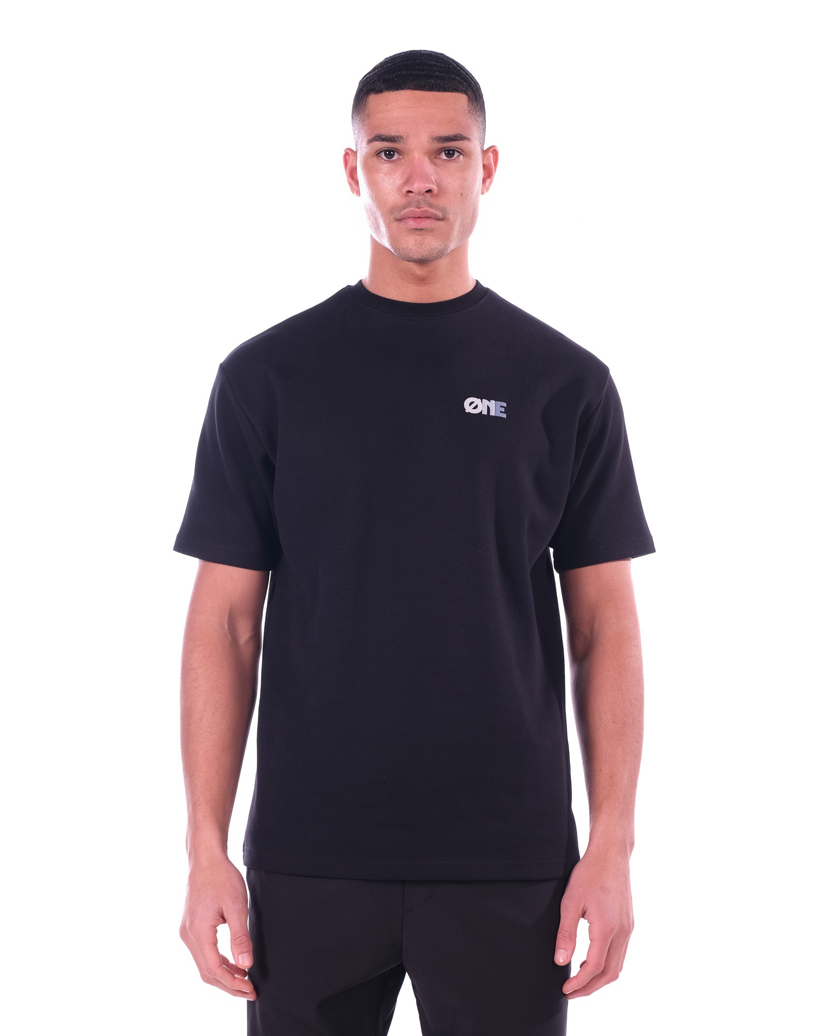 Front Puff Tee - Black