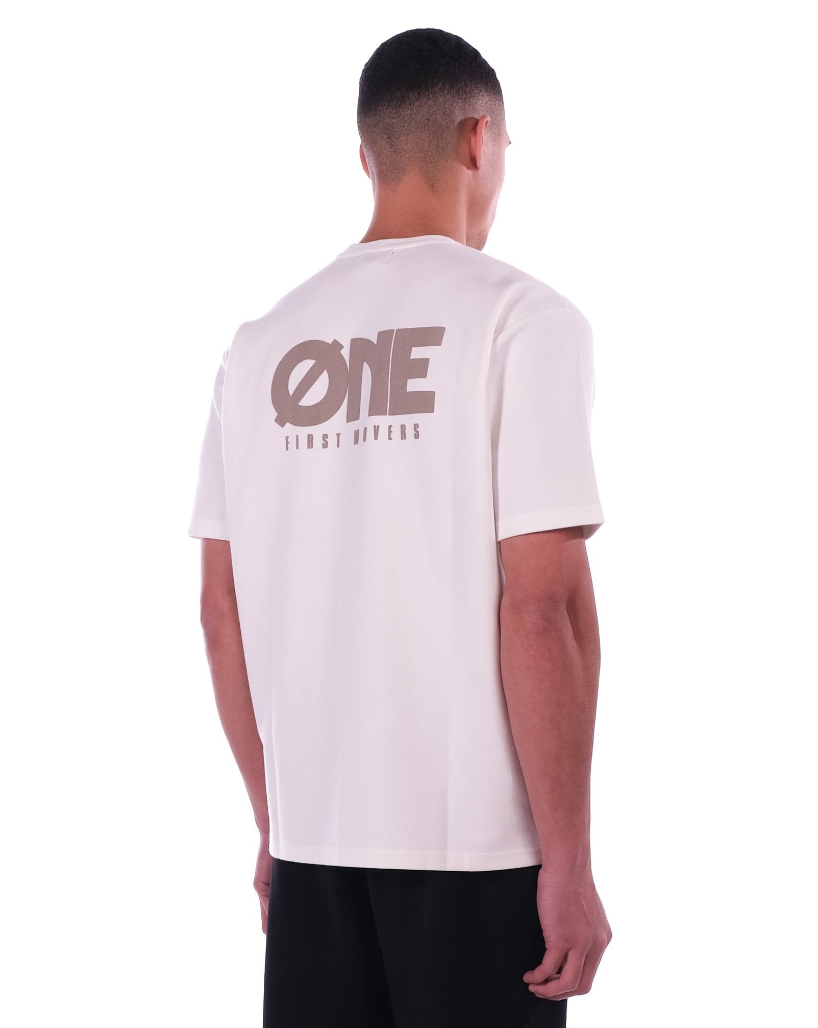 Puff logo front/back Tee - Off-White