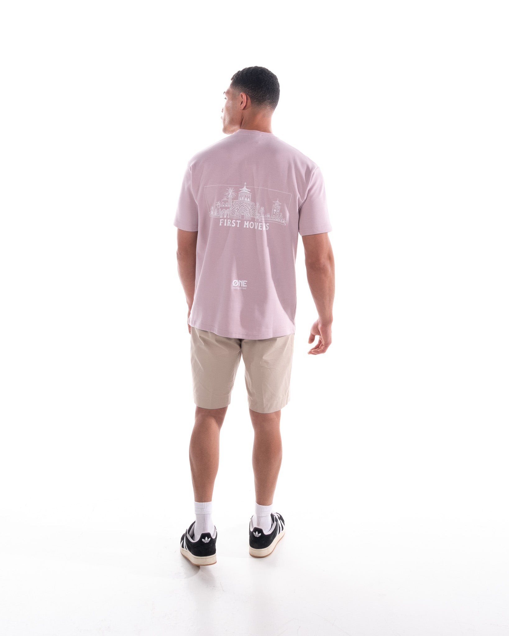 Skyline Tee - Roze