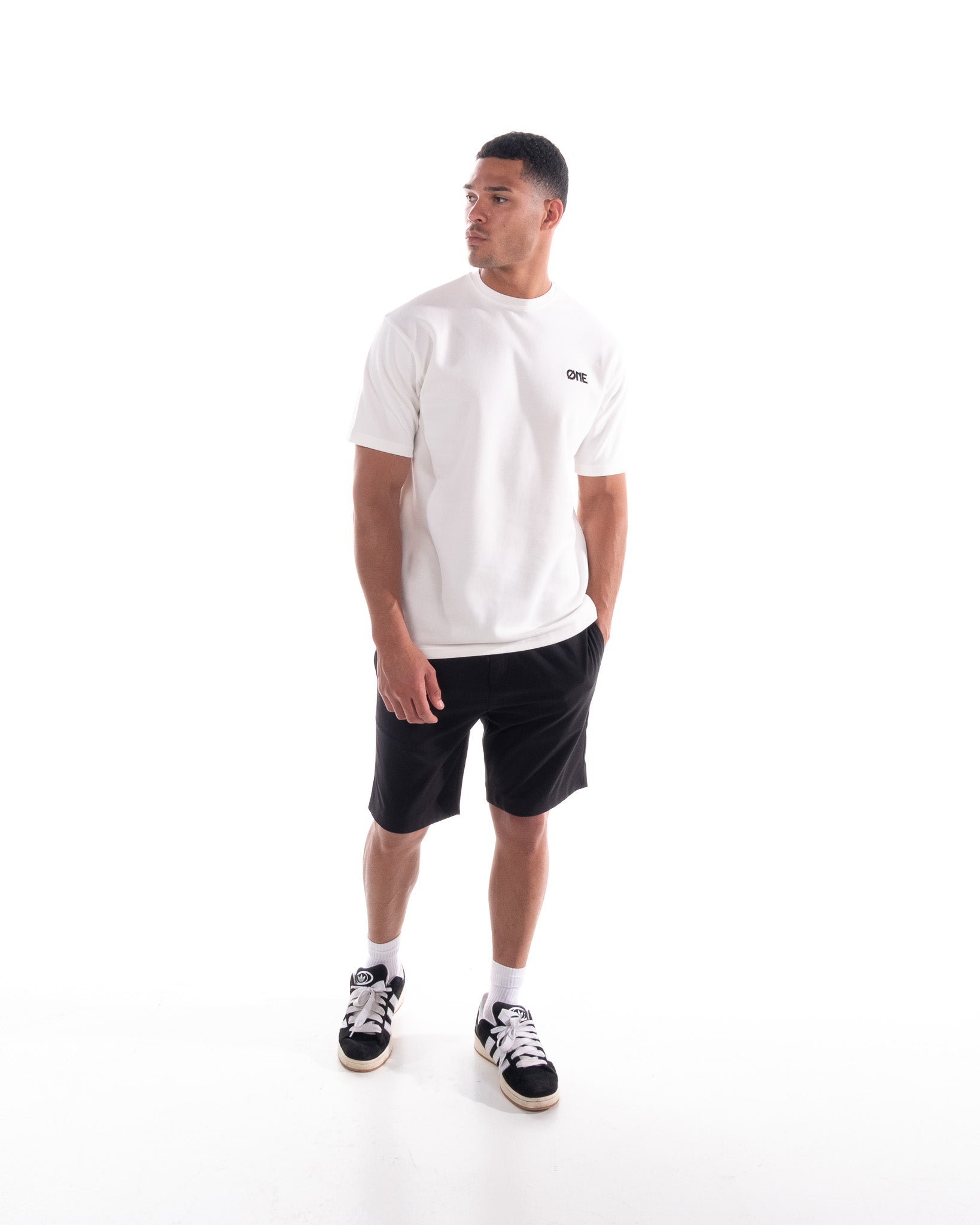 Mandarin Tee - Off-White