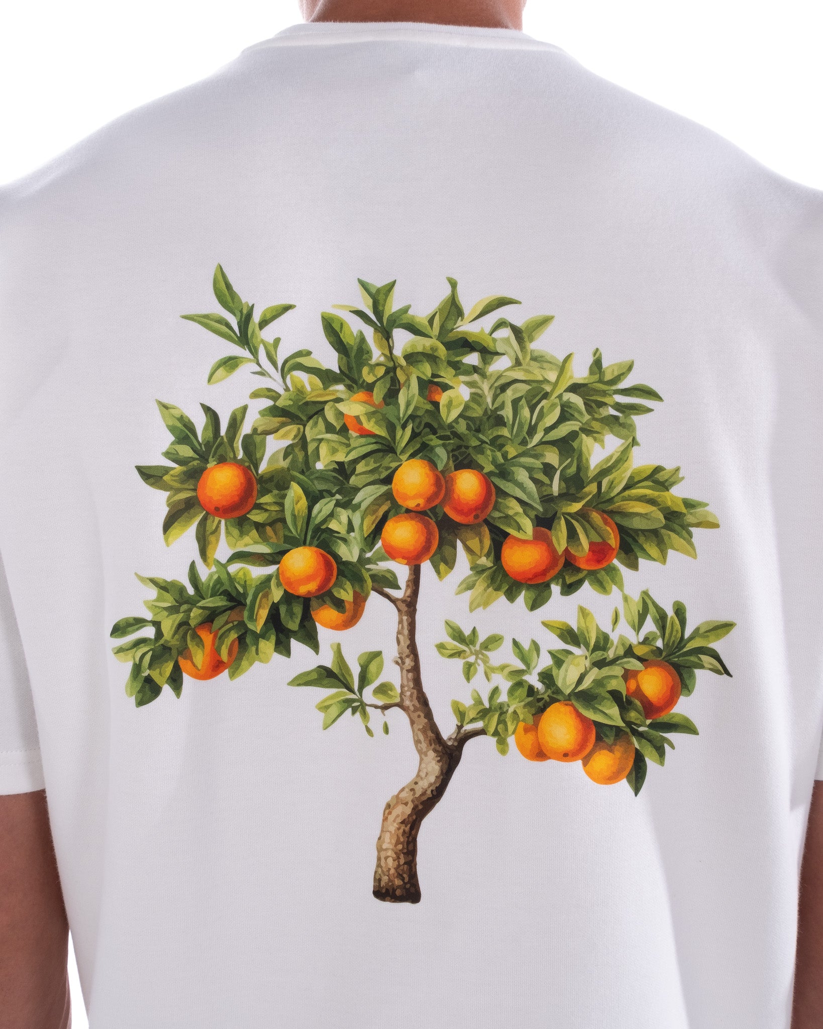 Mandarin Tee - Off-White