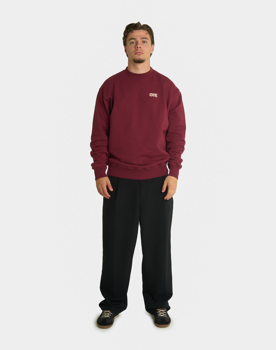 FIRST MOVERS CLUB SWEATER - Bordeaux
