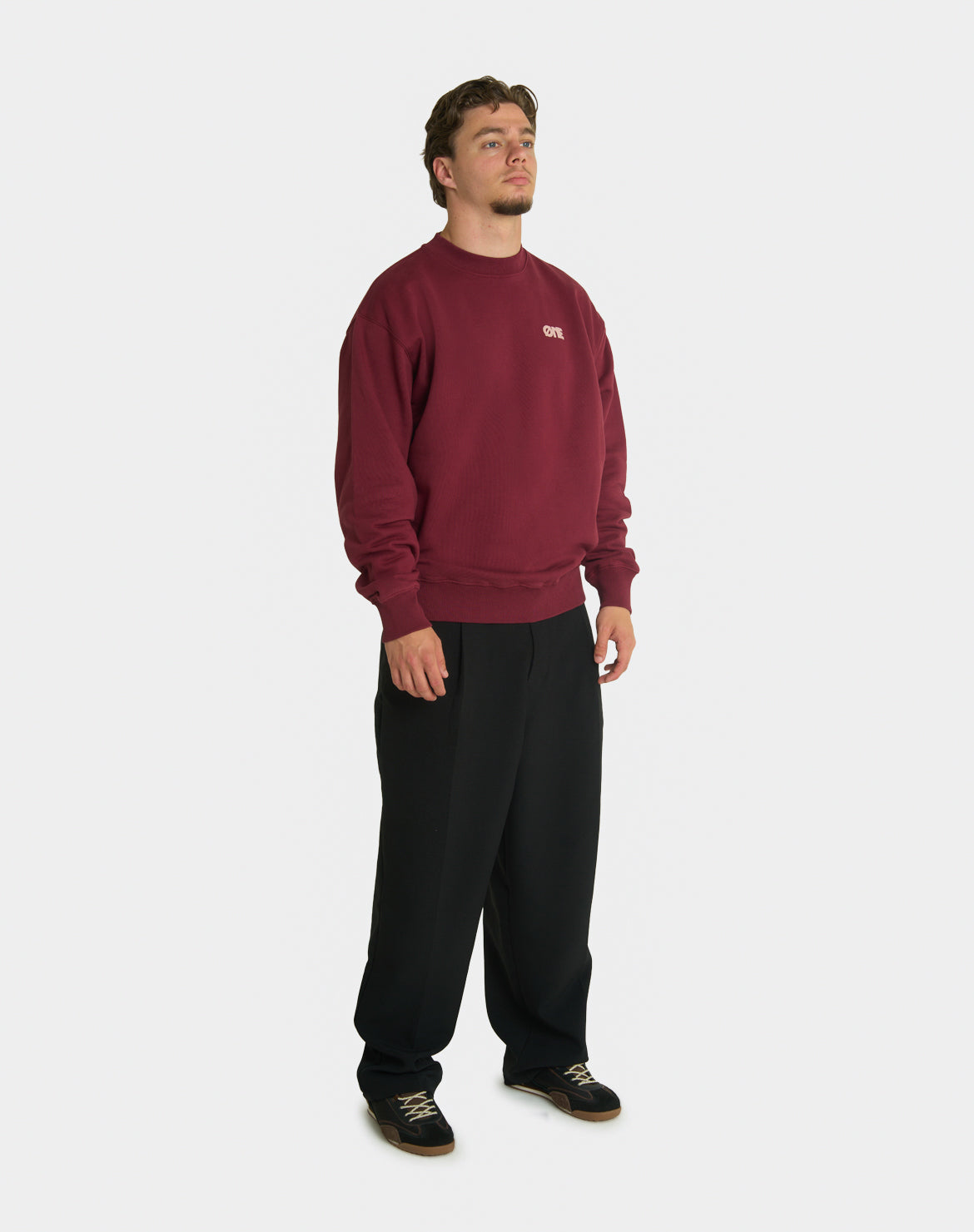 FIRST MOVERS CLUB SWEATER - Bordeaux