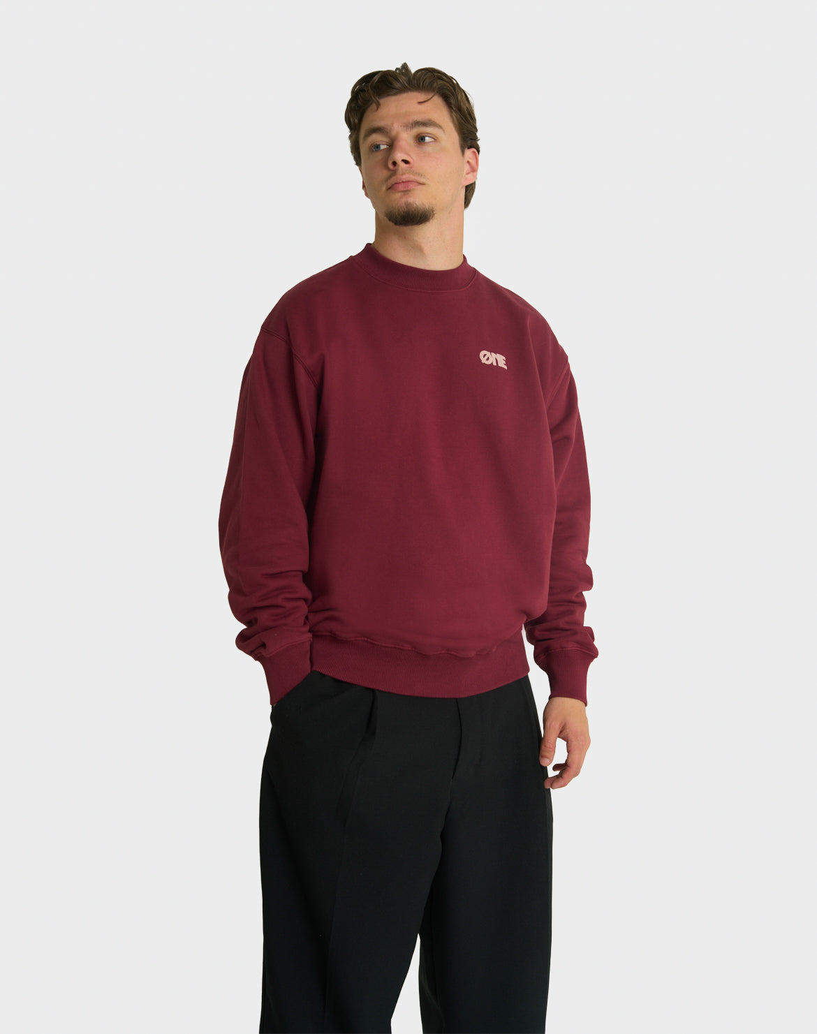 FIRST MOVERS CLUB SWEATER - Bordeaux