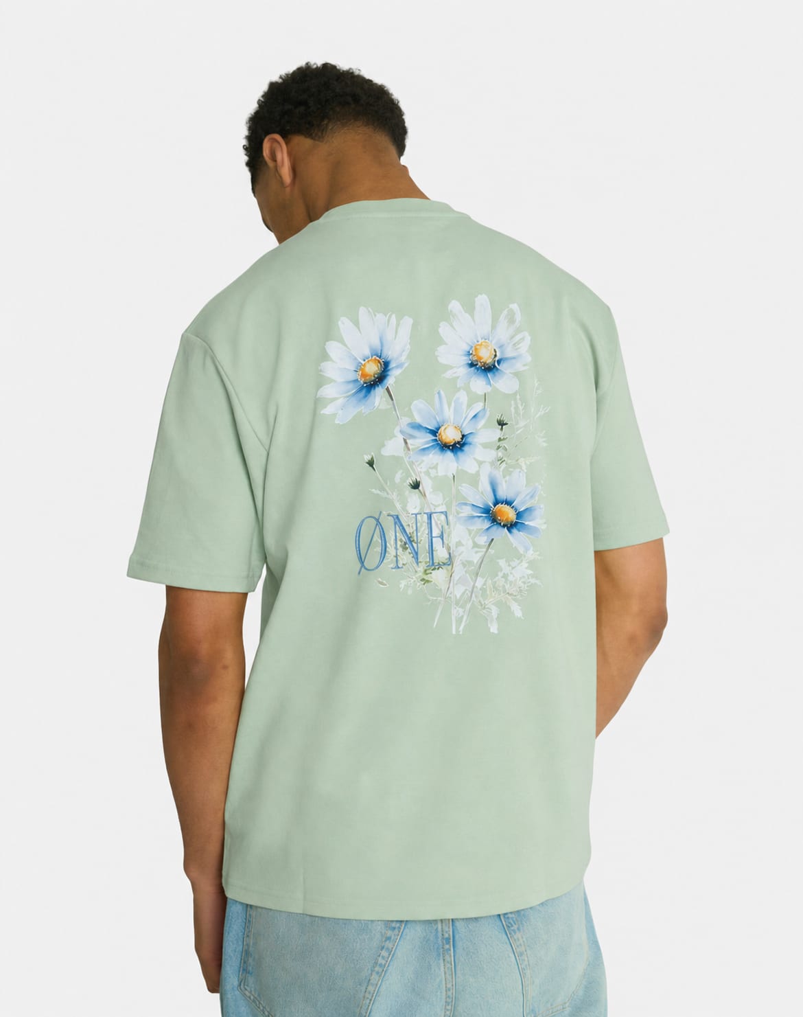 BLUE BERRY FLOWER TEE