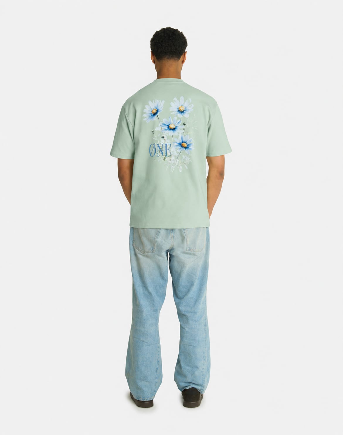 BLUE BERRY FLOWER TEE