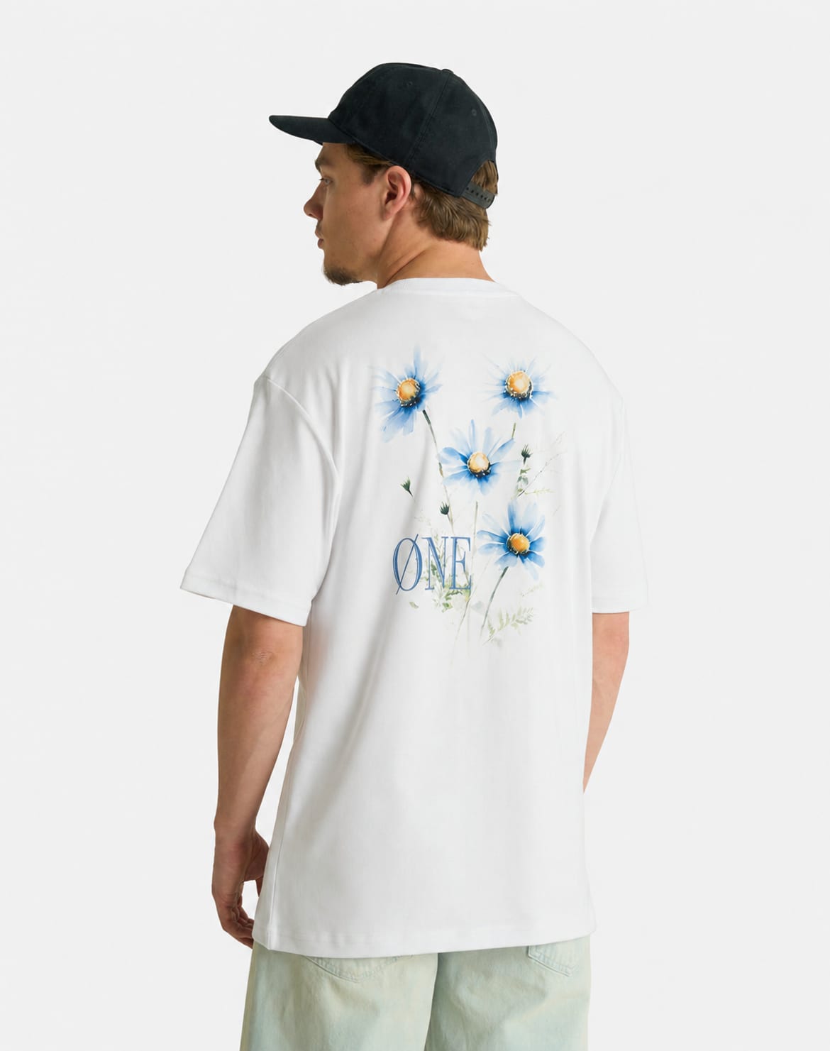 BLUE BERRY FLOWER TEE