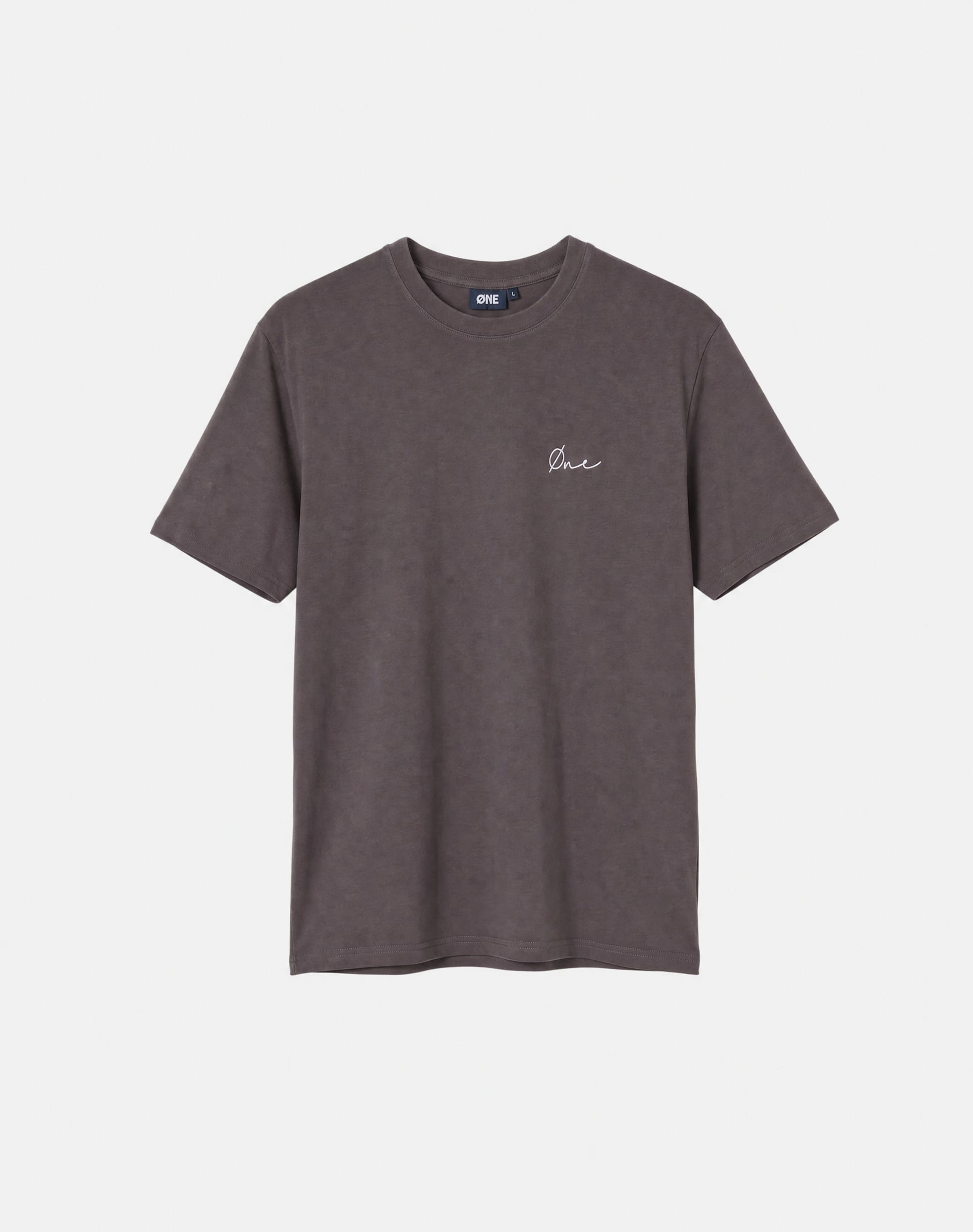 FLOWER PAINT TEE - BROWN