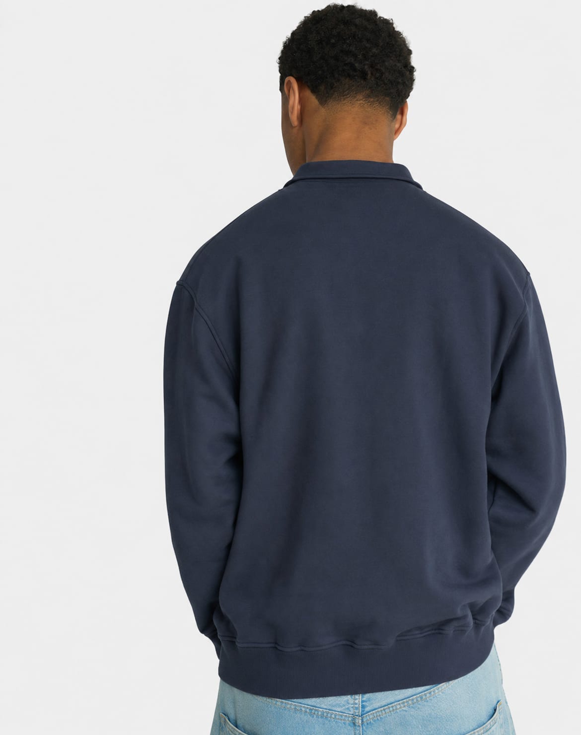 RED FLOWER HALF ZIP