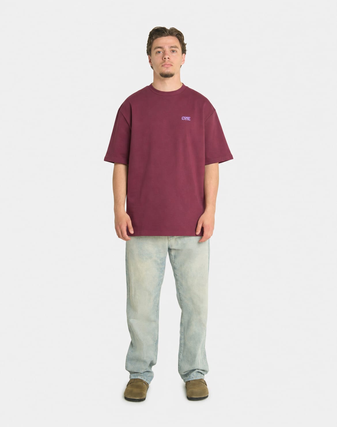 PURPLE FLOWER TEE