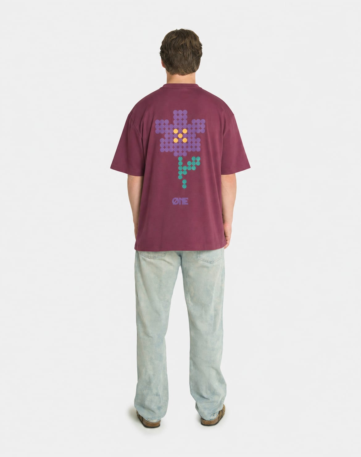 PURPLE FLOWER TEE