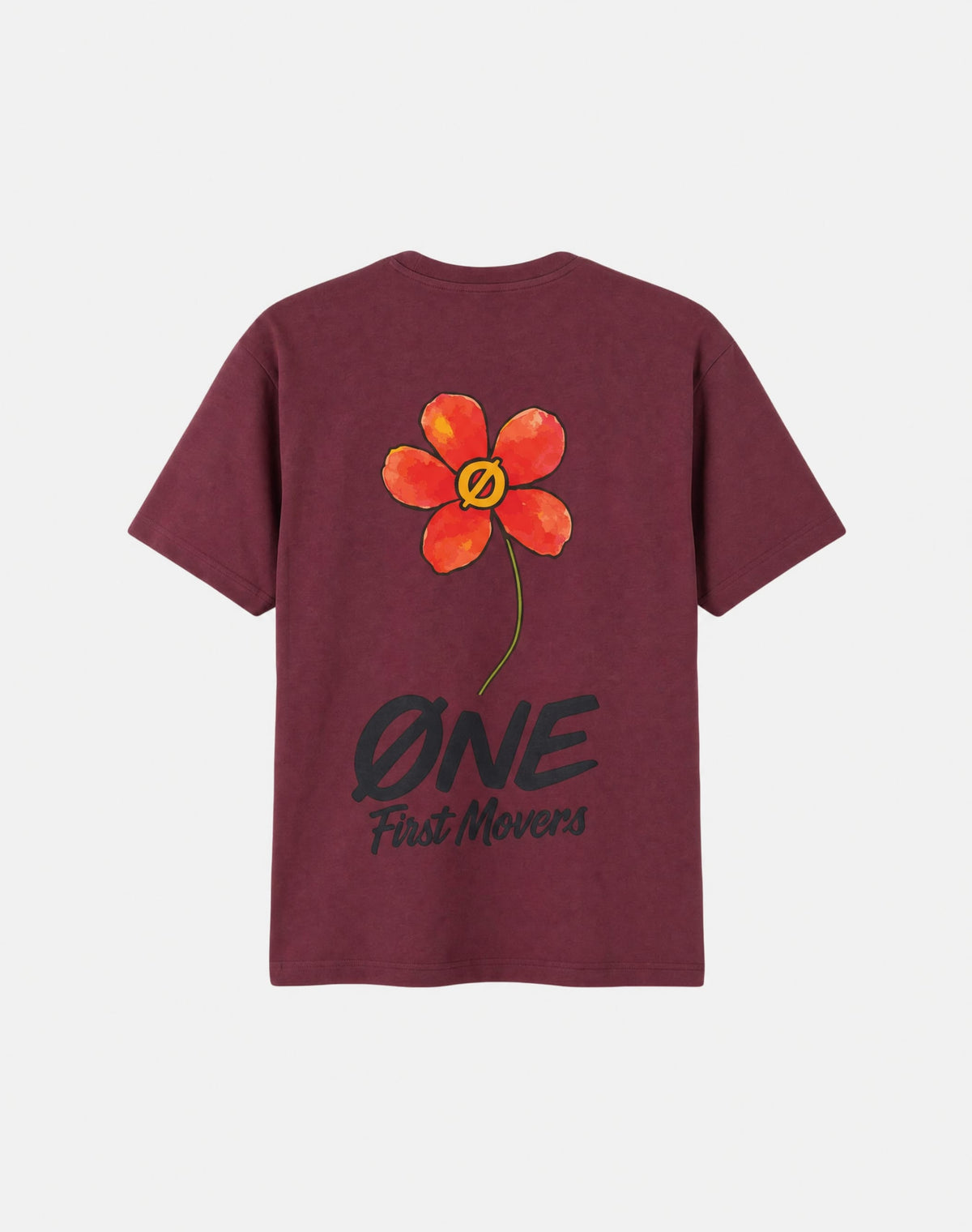 RED FLOWER TEE