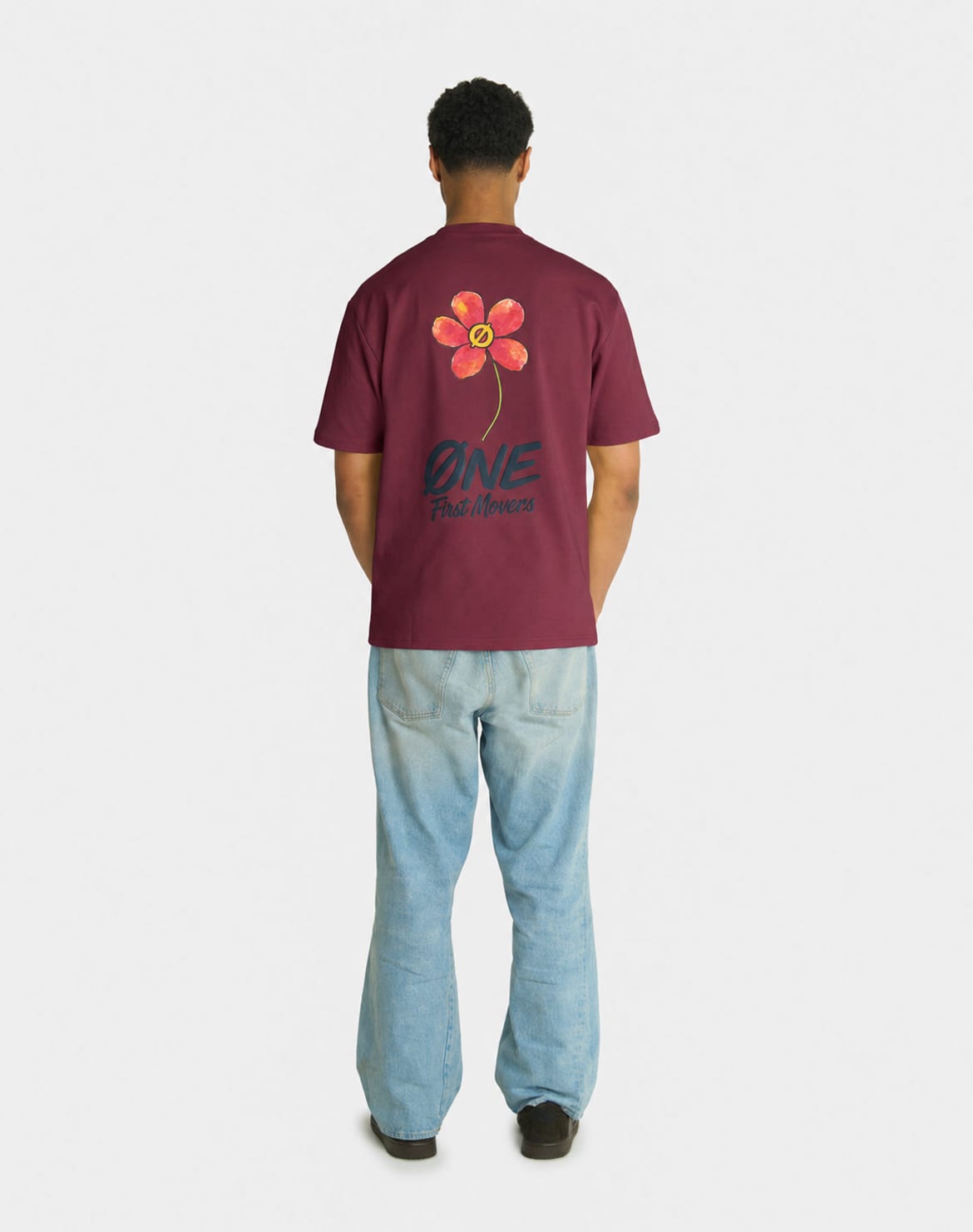 RED FLOWER TEE