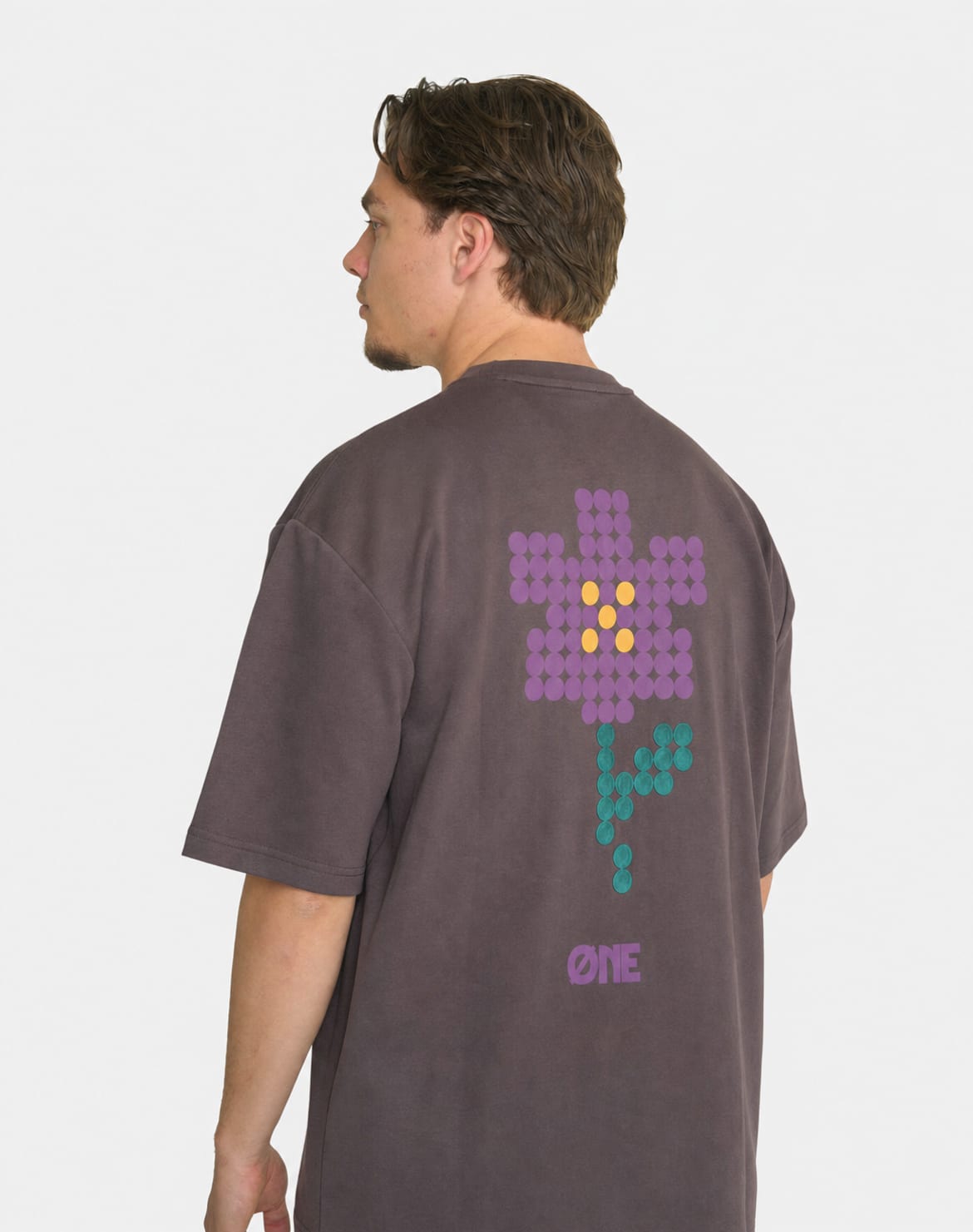 PURPLE FLOWER TEE