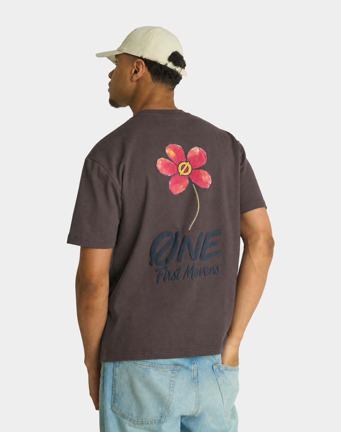 RED FLOWER TEE