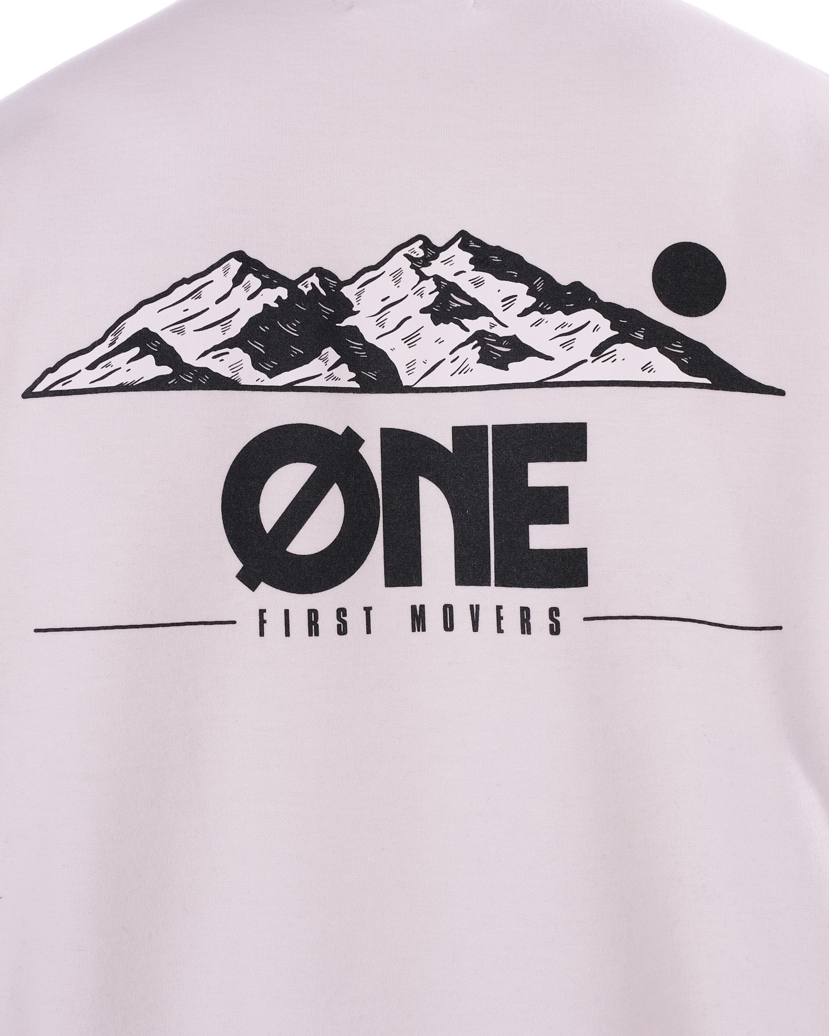 Mountain Backpiece Tee - Off-White