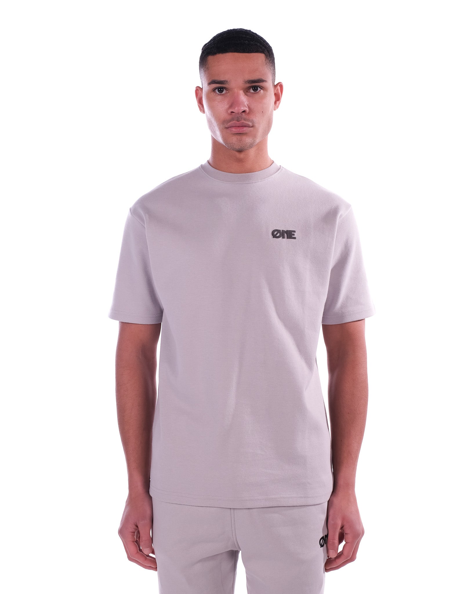 Puff Logo front/back Tee - Grijs