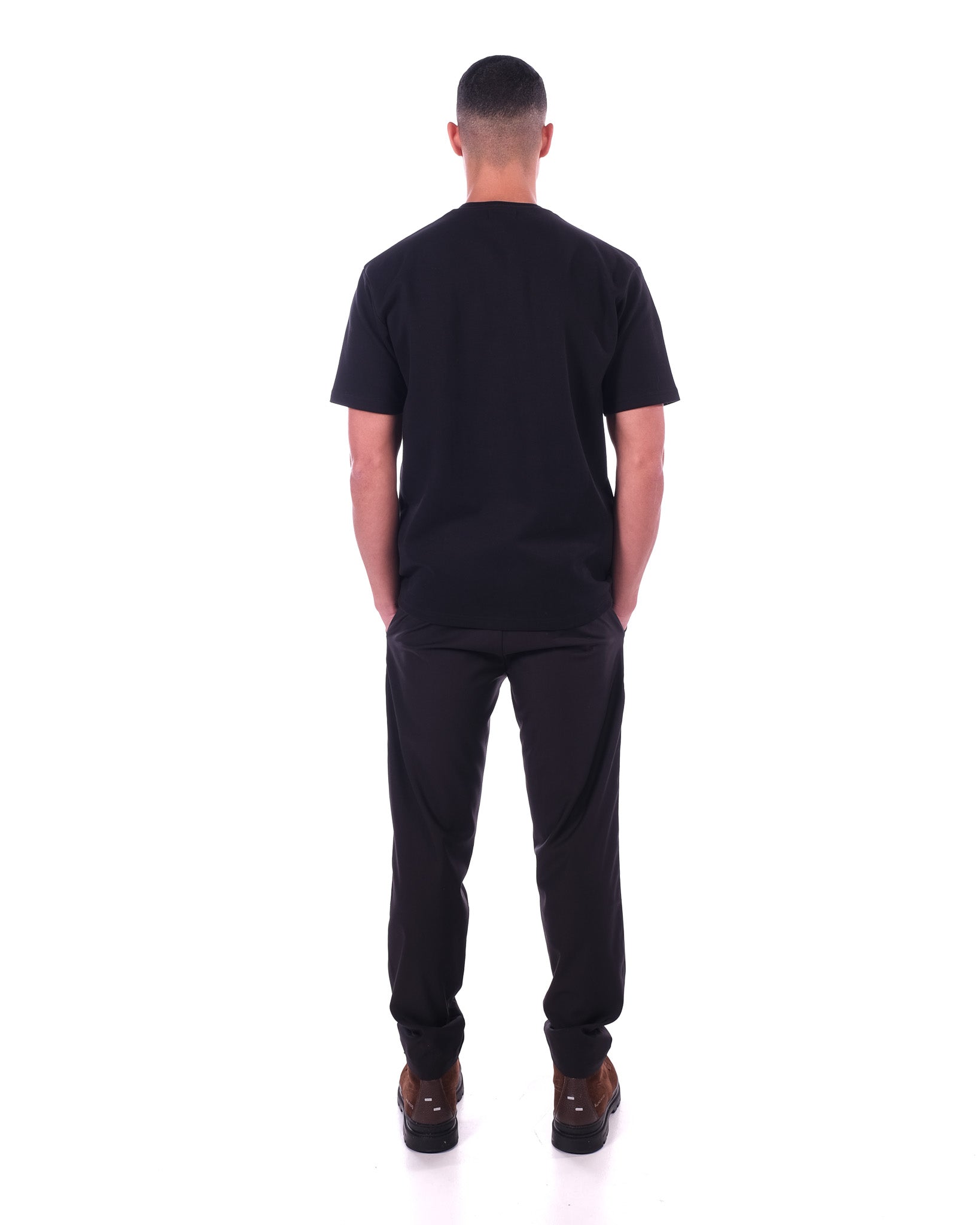 Front Puff Tee - Black