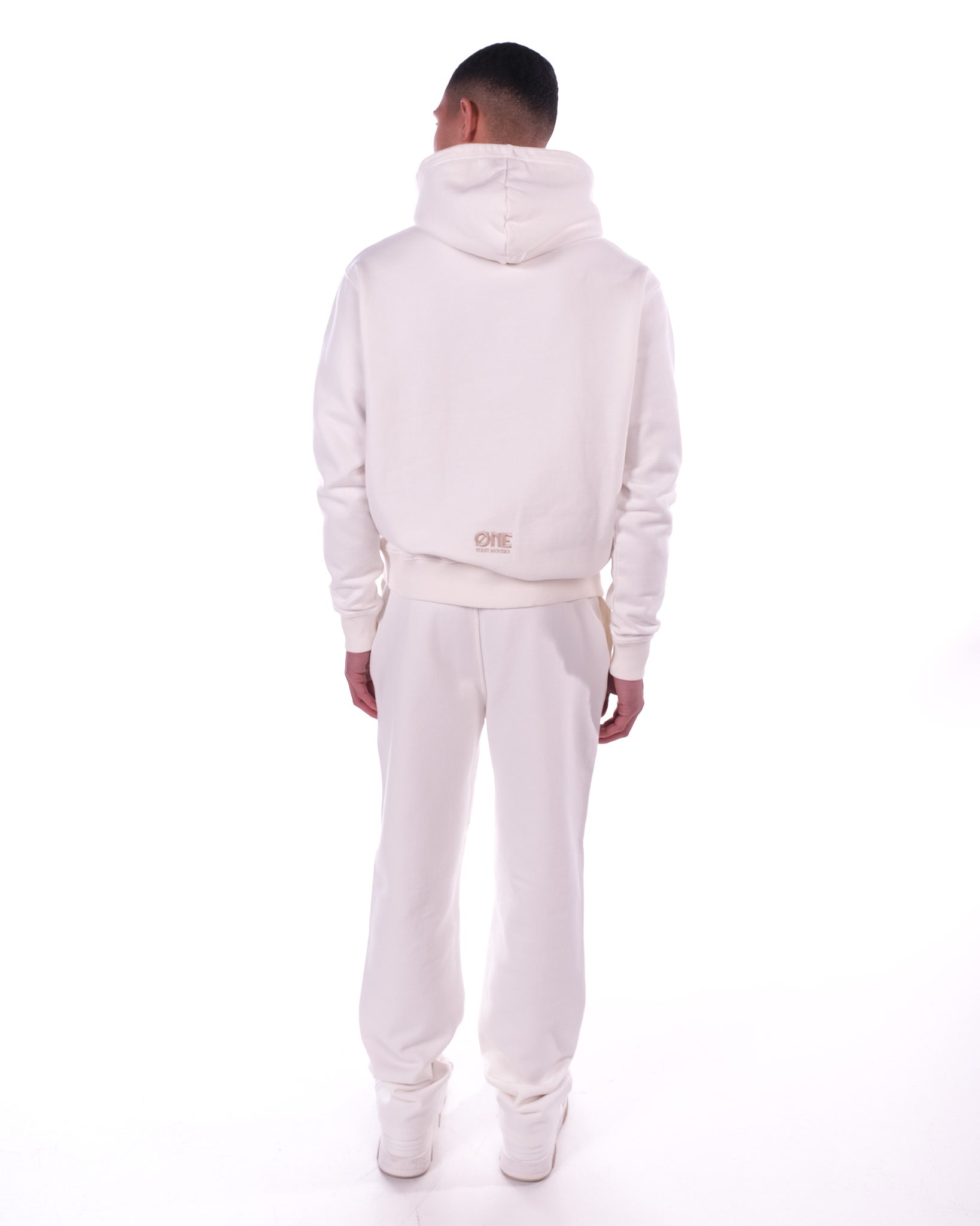 Embroidery Logo Hoodie - Off-White