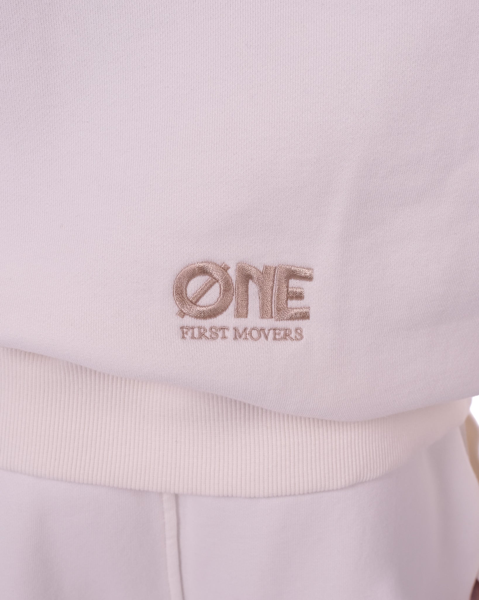 Embroidery Logo Hoodie - Off-White